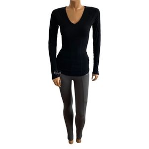 Kit and Ace Black Long Sleeves Shirt Size 4